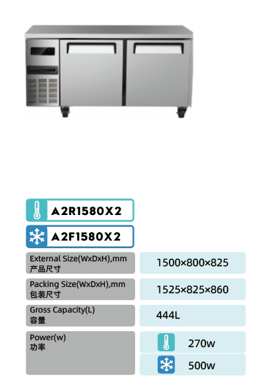 华菱亚太款800系列冷柜冰箱(图10)