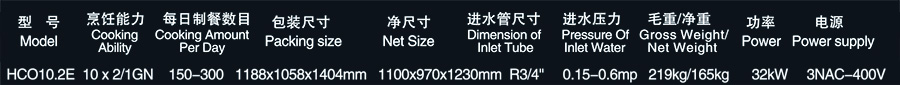 华菱万能蒸烤箱HCO10.2E(图2)